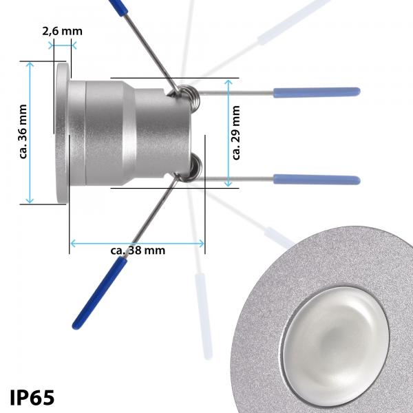 Veranda LED Inbouwspots IP65 met Afstandsbediening – Set van 12 – Warm Wit – Dimbaar – Plug & Play - Afbeelding 5