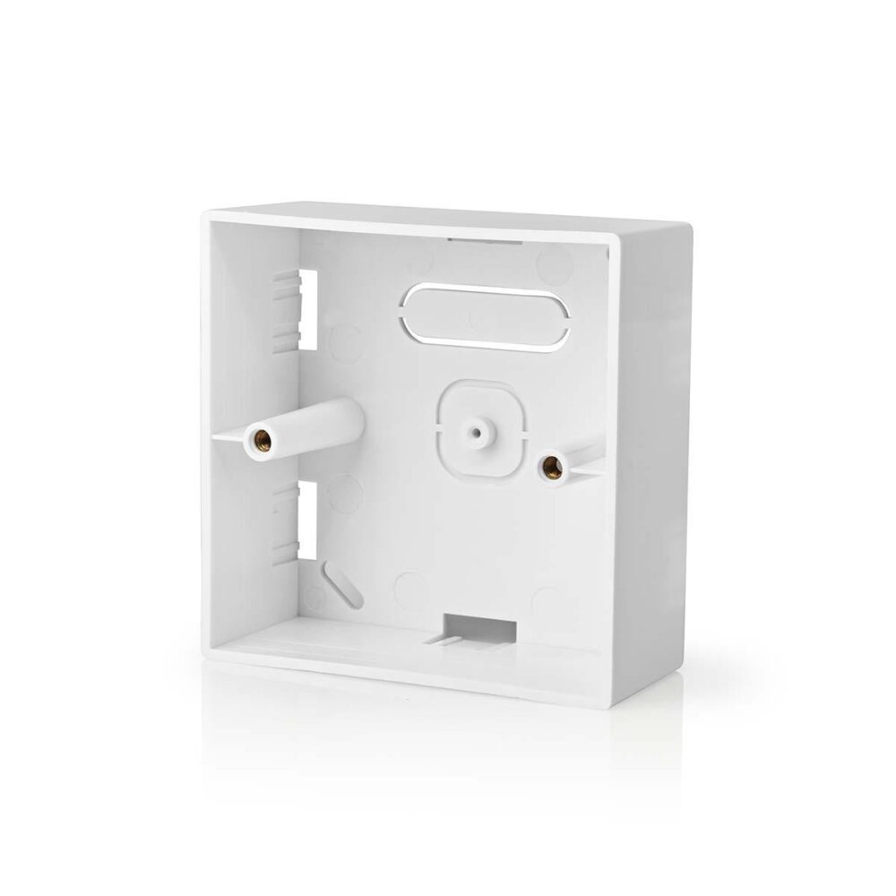 Opbouwdoos Wandmontage 86x86 mm Wit