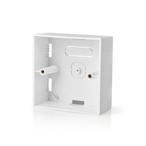 Opbouwdoos Wandmontage 86x86 mm Wit