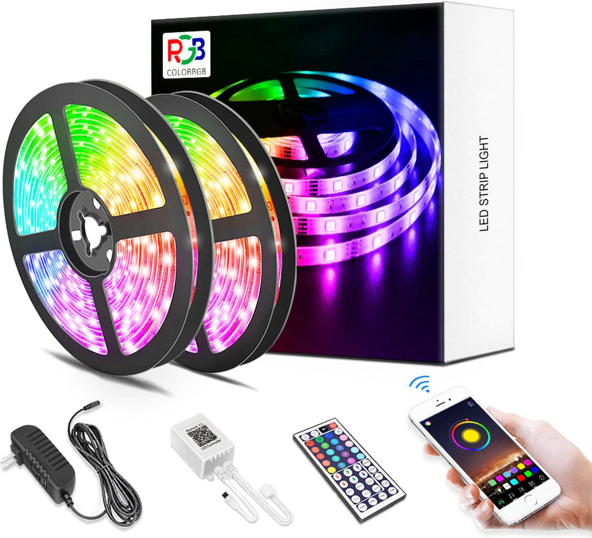 Led Strip Lighting | Smart | Met afstandsbediening en app | 10 meter | Led light strip