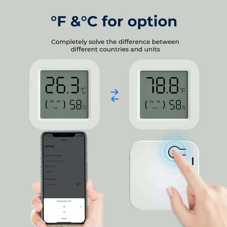 Hygrometer Bluetooth - Digitale Weerstation - Luchtvochtigheidsmeter - Thermometer Voor Binnen - Vochtmeter - Afbeelding 3