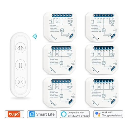 Slimme Rolluikmodule wifi – Combiset 2 tot 7 modules & Afstandsbediening
