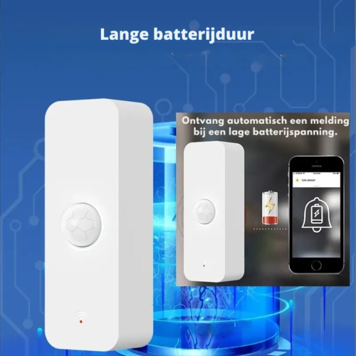 Slimme Bewegingssensor PIR 128° – Smart Life - Tuya Smart - Afbeelding 4