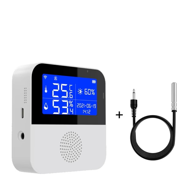 Slimme Wifi Thermo- en Hygrometer met LCD Display