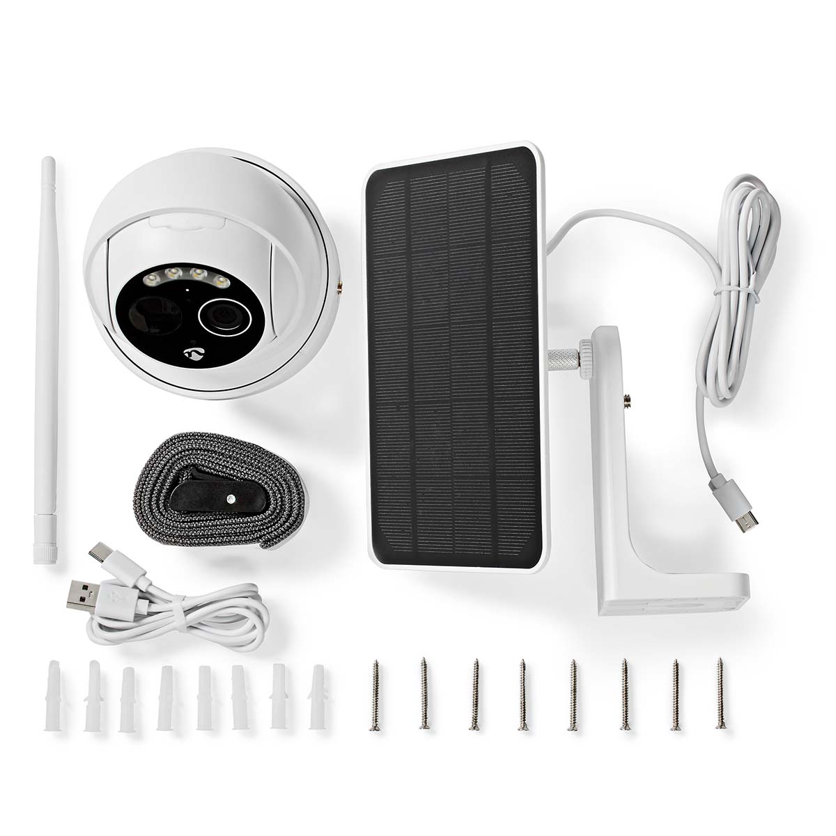 SmartLife Draadloze Buitenbeveiligingscamera met Zonnepaneel – Full HD, Bewegingsdetectie & Nachtzicht - Afbeelding 5