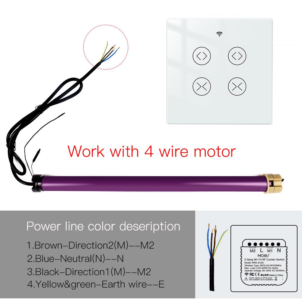 Slimme Rolluikschakelaar – 2-Kanaals - Bediening via App & Spraak - Afbeelding 5