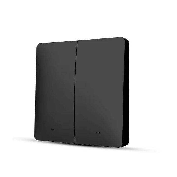 Losse Wandschakelaar voor de draadloze schakelaar - Zwart - Hotelschakelaar - Afbeelding 2