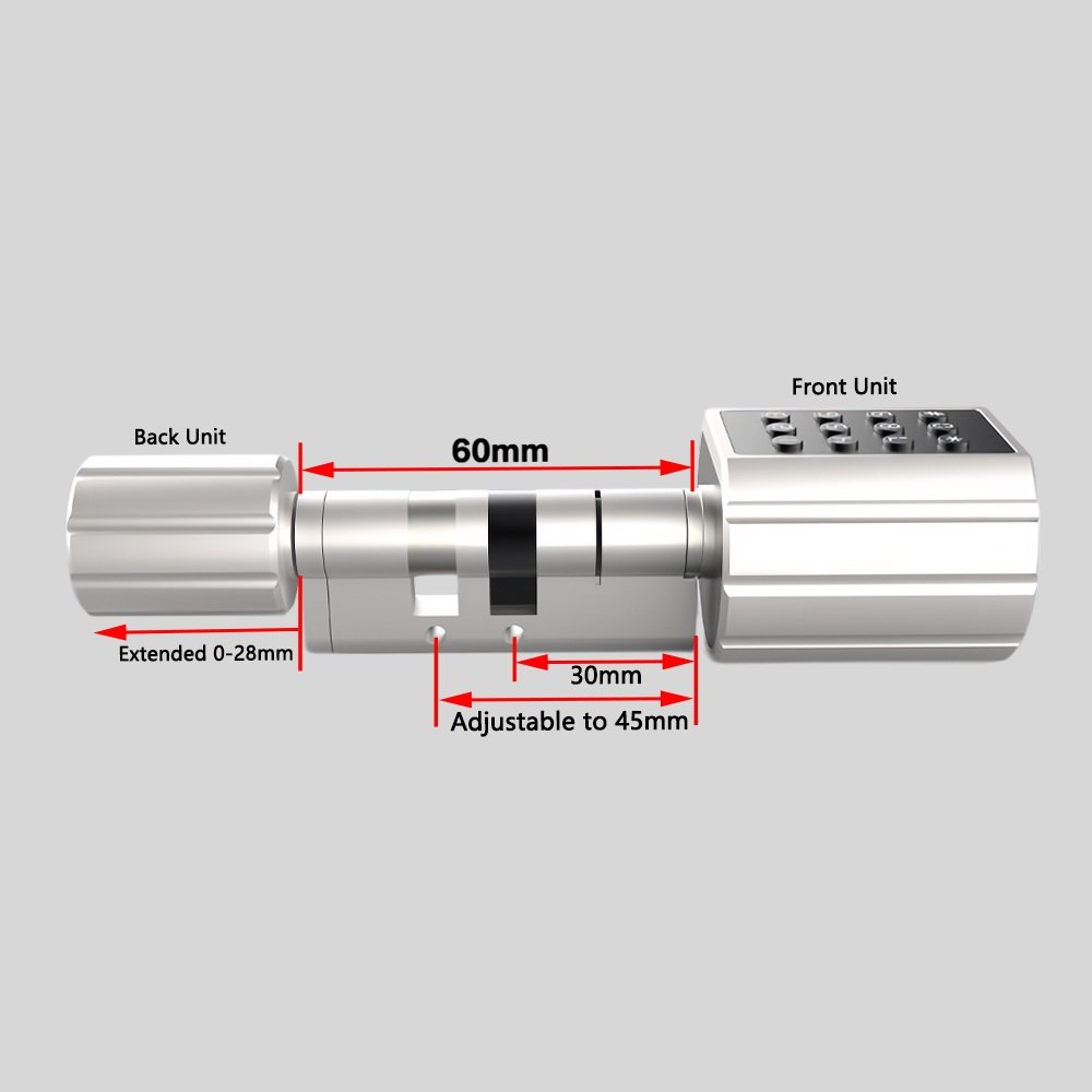 Slimme cilinderslot bluetooth – vingerafdruk, pincode & app - Afbeelding 9