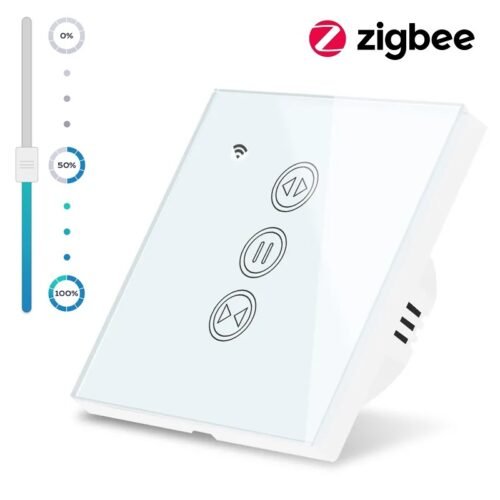 slimme zigbee rolluikschakelaar met percentagefunctie