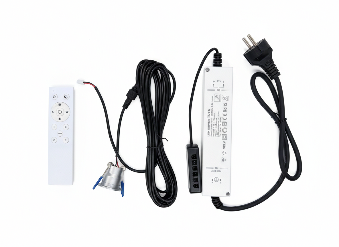 Slimme Veranda LED Inbouwspots Set IP65 – App & Afstandsbediening