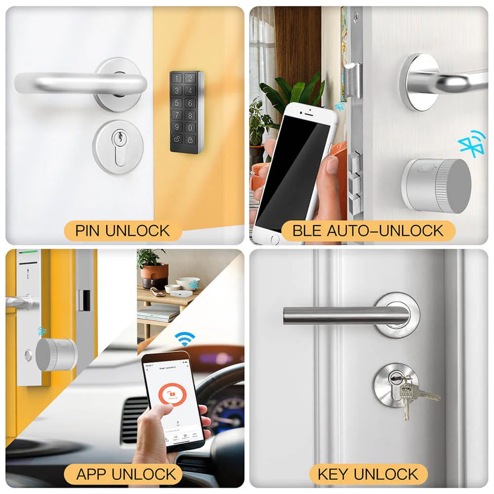 Slim Deurslot Bluetooth – App Bediening met Tuya / Smart Life - Afbeelding 3