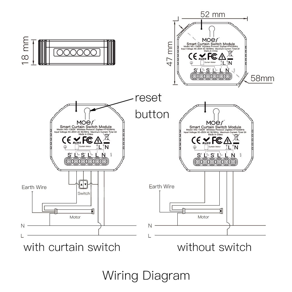 Zigbee Rolluikmodule – Slimme Bediening voor Rolluiken en Screens - Afbeelding 5