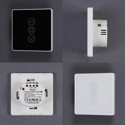 Zigbee Rolluikschakelaar met Glazen Touchpaneel – Wit of Zwart - Afbeelding 5